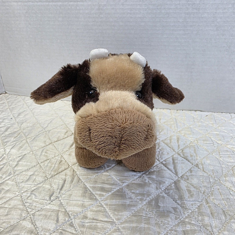 Webkinz Brown Cow HM197 Retired Ganz Plush Stuffed Animal Toy Farm No‎ Code